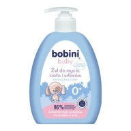 BOBINI BABY Hypoalergénny gél na umývanie tela a vlasov, 300 ml