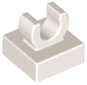 LEGO 1X1 S RÚČKOU BIELE Č. 15712 - 2 KS