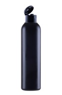 ČIERNA EKO HDPE FĽAŠA 150ml FLIP TOP MATNÁ ČIERNA