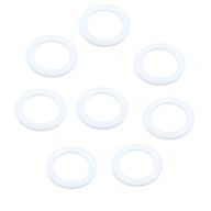 Plastové krúžky pre MACRAME SKC 38 mm / 8 kusov