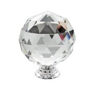 KRYŠTÁLOVÁ RÚČKA KRYŠTÁLOVÁ GUĽA 40mm