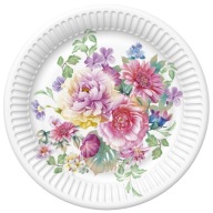 Taniere 18 cm '' Kvetinová kompozícia '' /8 kusov