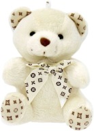 Prívesok MEDVEĎ MASKOT S MAŠĽOU, KRÚŽOK NA KĽÚČENKU, 10 cm