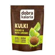 Datlový snack Kakaové guličky a limetka Poznámka BEZ CUKRU 65 g Dobrá kalória