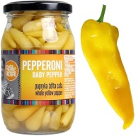 Pepperoni Pepper Yellow Yellow Baby celé 325g CASA MEXICO