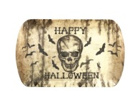 Halloweensky podnos na cukríky s lebkou