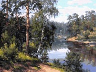 Diamantová mozaika pre deti Forest River DIAMANTOVÁ VÝŠIVKA Diamantová súprava 5D