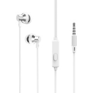 BM35 Audio slúchadlá 3,5 mm jack s KOVOVÝM mikrofónom