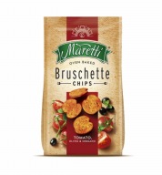 Maretti Bruschette Chips s príchuťou paradajok a olív 70