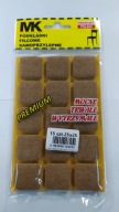 MK prémiové plstené podložky hnedé štvorcové 25x25mm