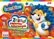 Zápisník z farebných samolepiacich papierov B4 Bam