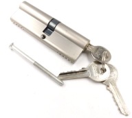 LOCK obojstranná vložka do dverí, nikel 30/30