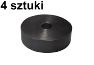 Antivibračná podložka, gumový izolátor vibrácií 40 x 8 x 10 mm - 4 kusy