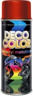 DECO METALICKÝ LAK 400ML ČERVENÝ