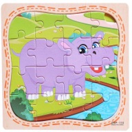 VZDELÁVACIE DREVENÉ PUZZLE skladačka PRE DETI