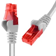 Prepojovací kábel RJ45 CAT 6 U/UTP AWG24, biely, 5 m