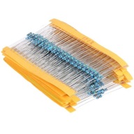 Sada odporov 0,25W 1/4W 600ks, 30 druhov