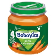 Jablká a mrkva dezert po 4 mesiacoch Bobovita 125g