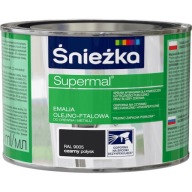 ŚNIEŻKA SUPERMÁLNA OLEJO-FTALOVÁ FARBA ČIERNA 0,4L