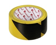 Čierno-žltá samolepiaca výstražná páska 48mm x 20m