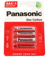 Batérie Panasonic AAA pre diaľkovú baterku hodín x4