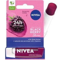 NIVEA LIP CARE BLACK BERRY SHINE dodáva farbu