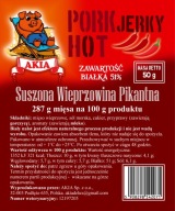 Sušené pikantné bravčové 50G, AKIA Jerky