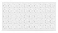 50x Samolepiaci silikónový nárazník fi9