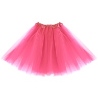 SUKŇA TYLOVÁ, ružová, 40cm, zdobenie, maškarné šaty, outfit pre princeznú