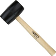NEO GUMOVÉ KLADIVO ČIERNE 340G PRIEMER HLAVY 50MM HICKOR RUKÁVKA 25-061