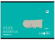 BLOK A4 20 LISTOV 120 G BIELY B&B KIDS
