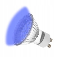 LED žiarovka 8 SMD Reflektor GU10 230V modrá