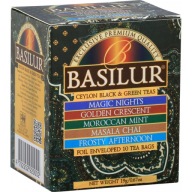 Čajová súprava 5 FLAVORS MIX Ceylon EXPRESS Basilur DARČEK - 10 ks.