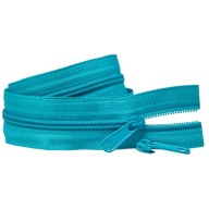 Páska na zips 5mm TYRKYSOVÁ 20 zipsov 10m