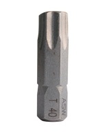 TX40 TORX 40 bitov nerezový skrutkovací bit GROT 1/4