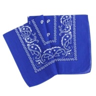BANDANA, BANDANA, ŠATKA, MODRÝ POTAH
