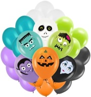 Halloween Monsters Balloons MIX Set 24 ks.