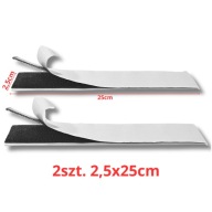 Suchý zips na čalúnené panely 2 suchý zips 2,5 x 25 cm samolepiaci suchý zips