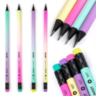 4x okrúhla ceruzka HB SUNSET MILAN OMBRE SET
