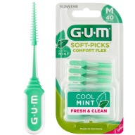 ČISTIACE ČISTIACE PROSTRIEDKY NA GUMA MEDZIZUBNÉ KEFKY MINT WIPPERS x40