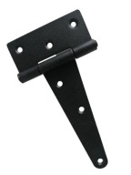 Stavebný záves altánku šikmý 100mm, lakovaný na čierno