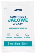 STERILNÉ MERAČE KOMPRESY 9x9 cm Apteo 5 ks