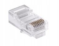 50X RJ45 počítačová telefónna zástrčka 8P 8C drôt