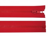 Členkový zips k bunde 75cm / ČERVENÝ