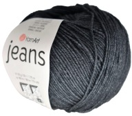 Priadza YarnArt JEANS Farba 28 Grafit