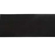 Guma pletená 5cm ČIERNA 1m Leštička plná 5451