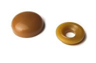 Rozeta 14,5mm Skrutka maskovacia 100ks DUB