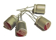 Polymérový kondenzátor 470uF 6,3V 105*C 8x9 2ks