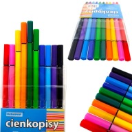 Jemné fixky Fixky do školy, 10 farieb, 0,4 mm Schéma 8149