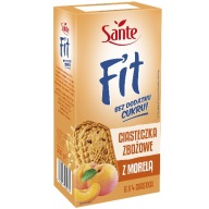 Fit Cereálne sušienky s marhuľou 300g SANTE